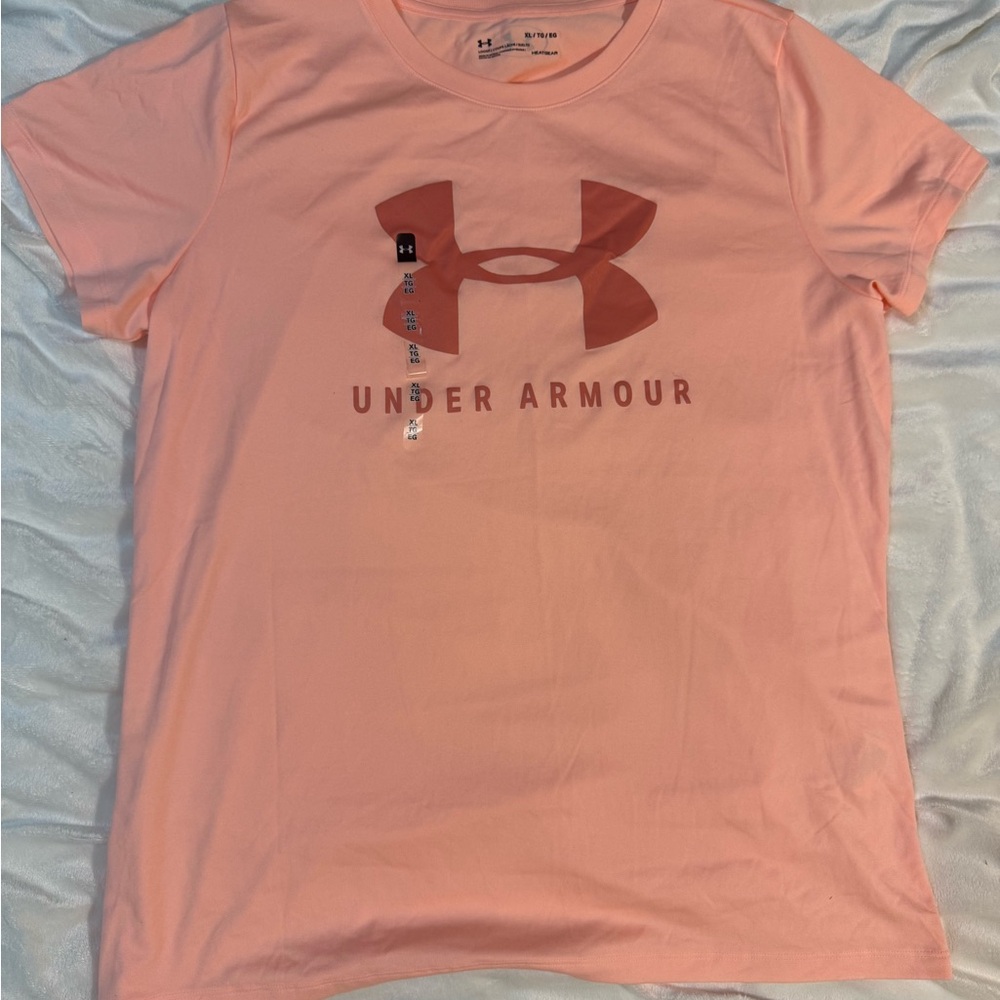 Under Armour Women's Peach T-Shirt